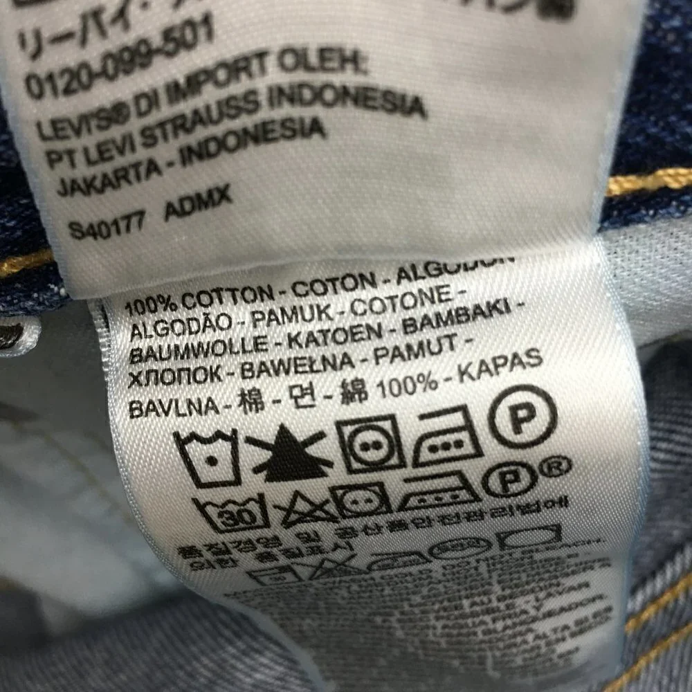 Levi's 550 Men's Jeans Relaxed Fit Straight Leg Medium Wash size 46 x 30